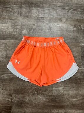 Under Armour Orange Shorts Size Medium